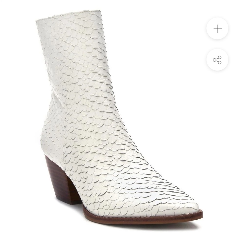 Leather booties